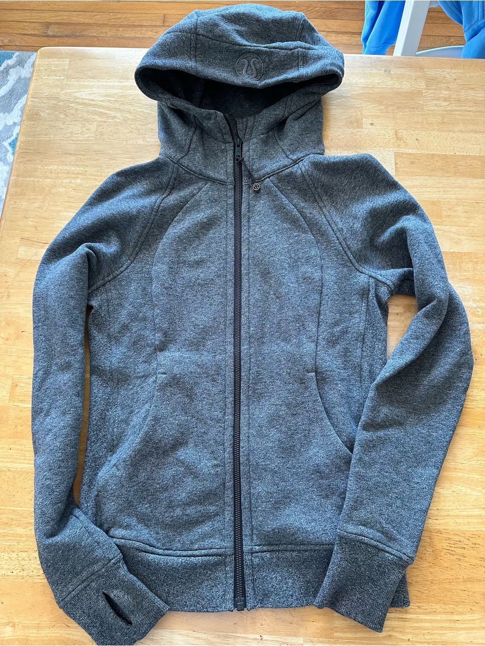 Lululemon full-zip scuba hoodie size 4